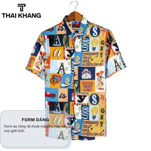 áo sơ mi họa tiết